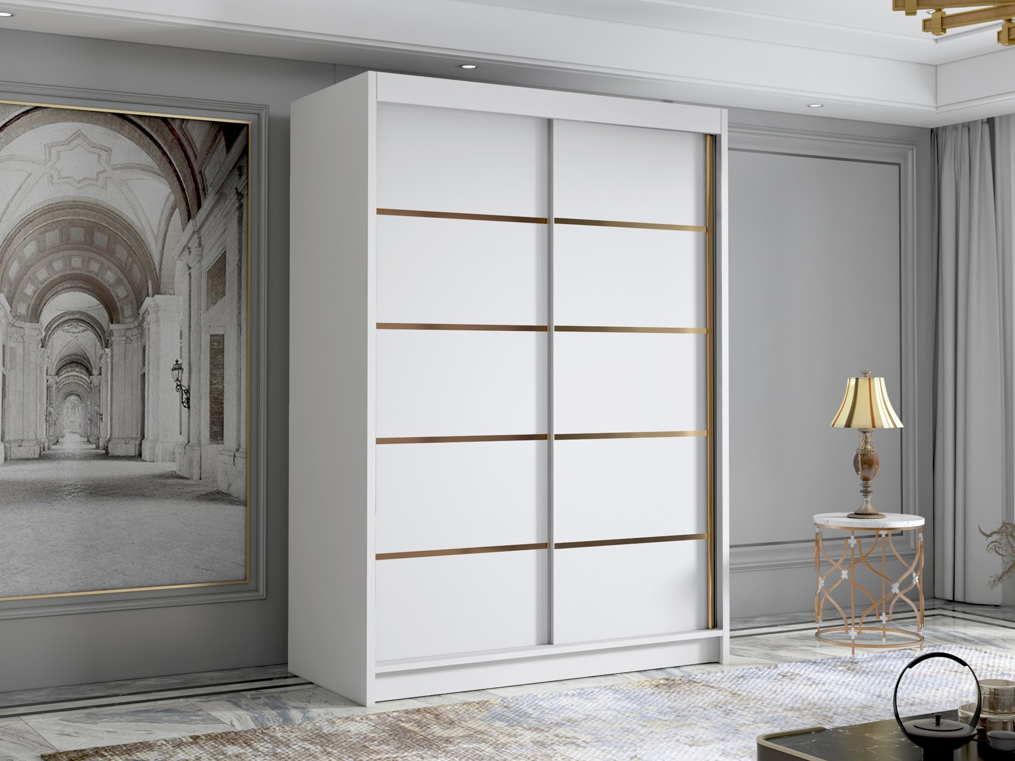 Garderobeskab Closico Fornix III (Hvid)