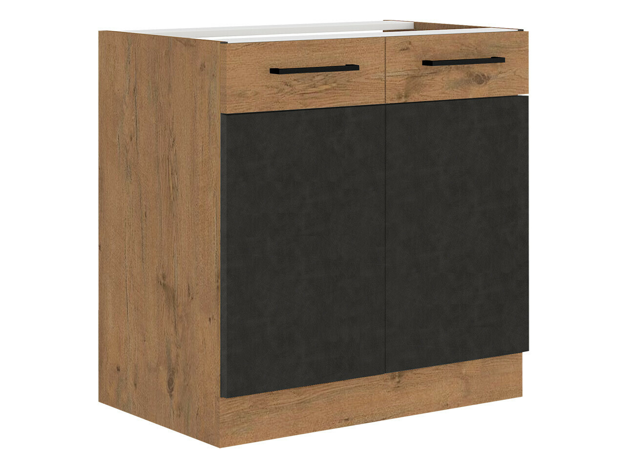 Modulskab med låger Wood Grey 110