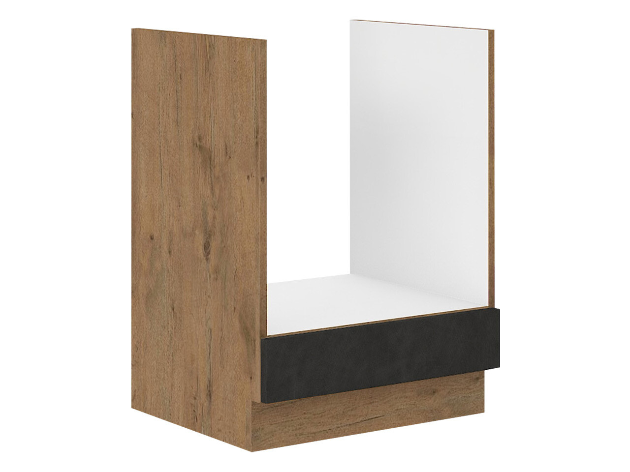 Modulskab til indbyggede apparater Wood Grey 125