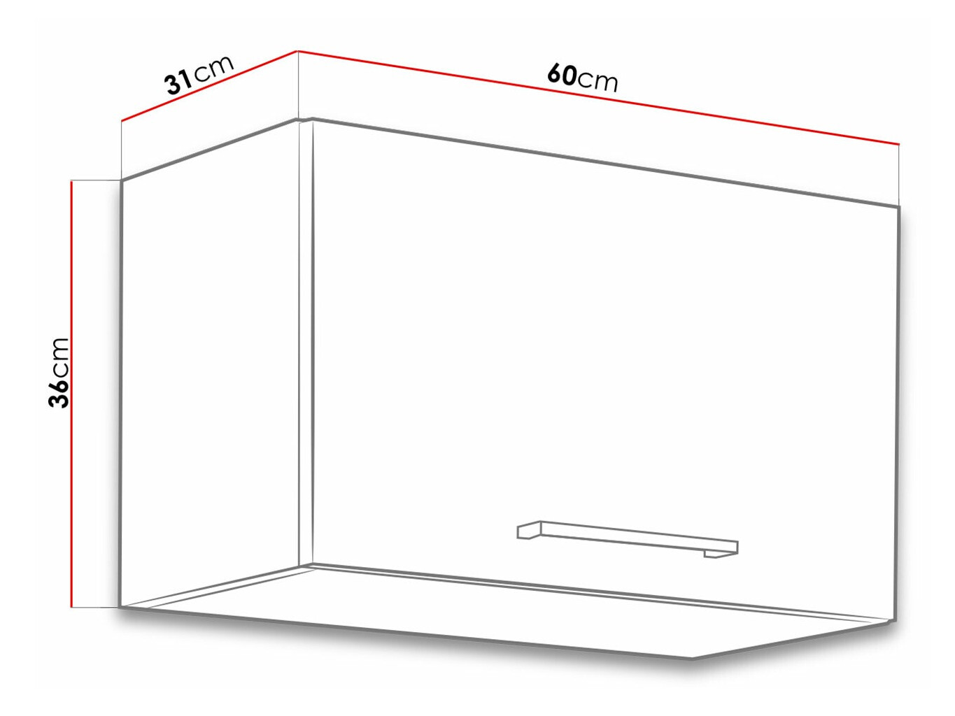 Modulvægskab Wood Dark 109