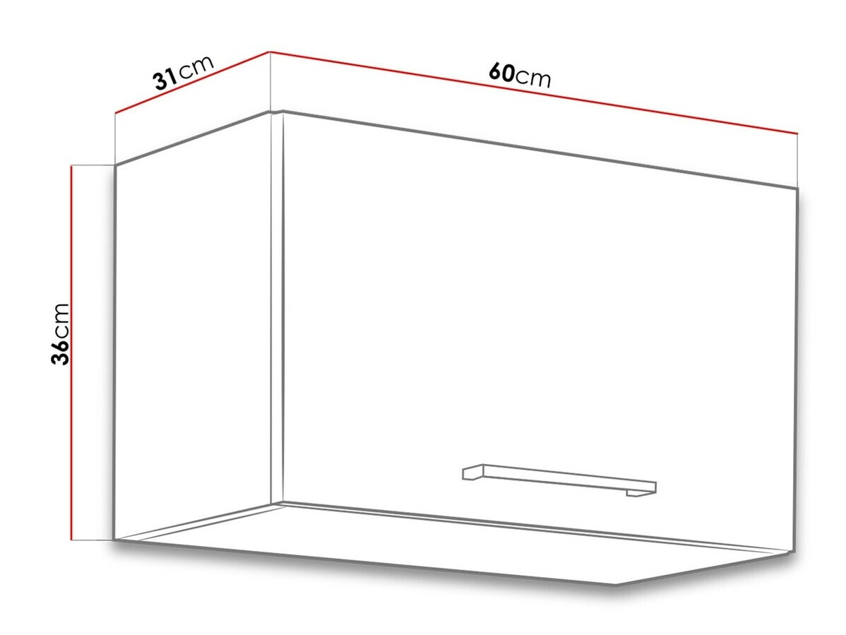 Modulvægskab Wood Grey 111