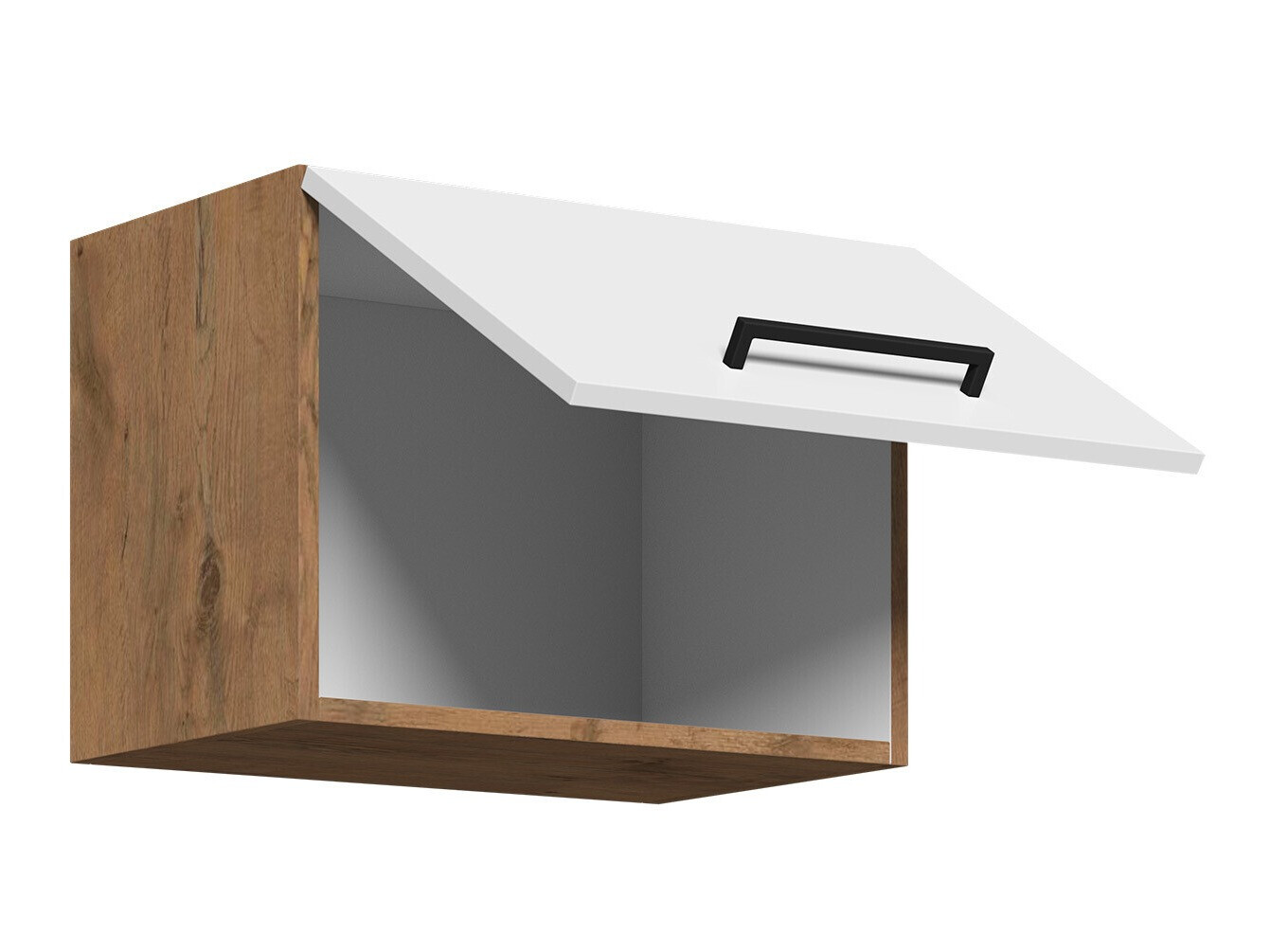 Modulvægskab Wood White 117