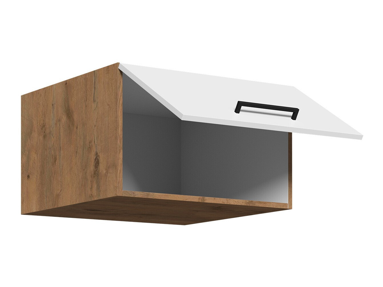 Modulvægskab Wood White 124