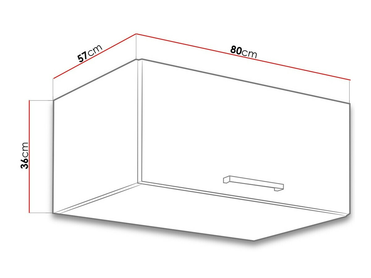 Modulvægskab Wood White 134