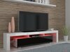 TV-bord Buffalo 169 (Hvid + Blank sort)