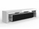 TV-bord Buffalo 169 (Hvid + Blank sort)