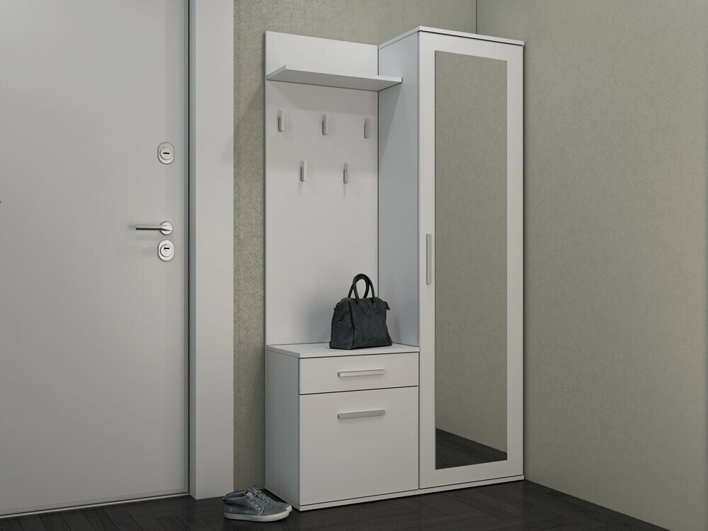 Entrésæt Mandeville 126 (Mat hvid)