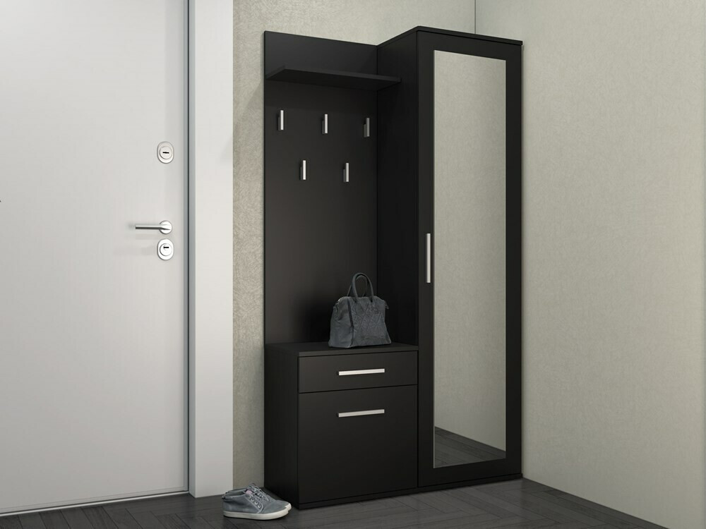 Entrésæt Mandeville 126 (Mat sort)