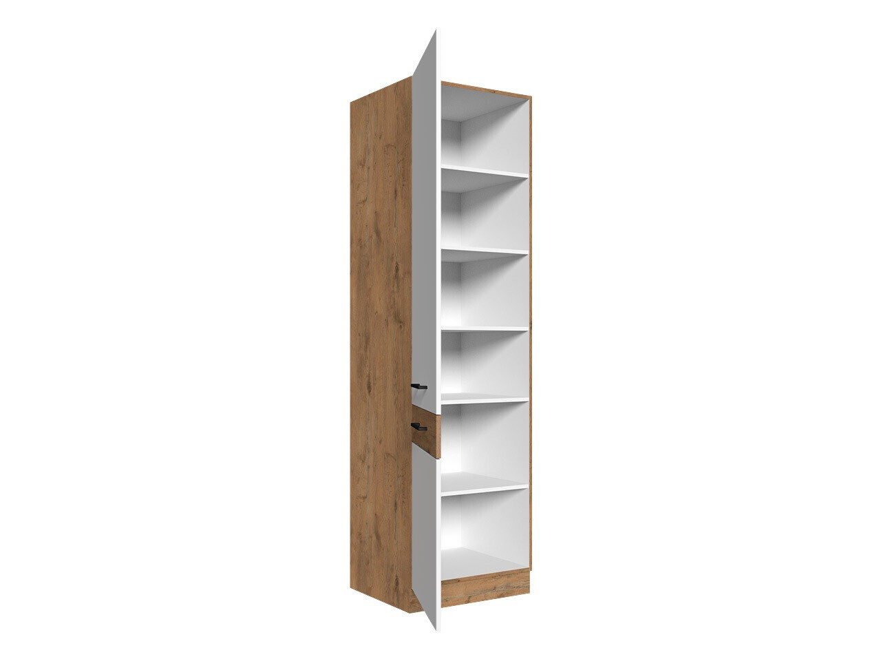 Modulskab med låger Wood White 114