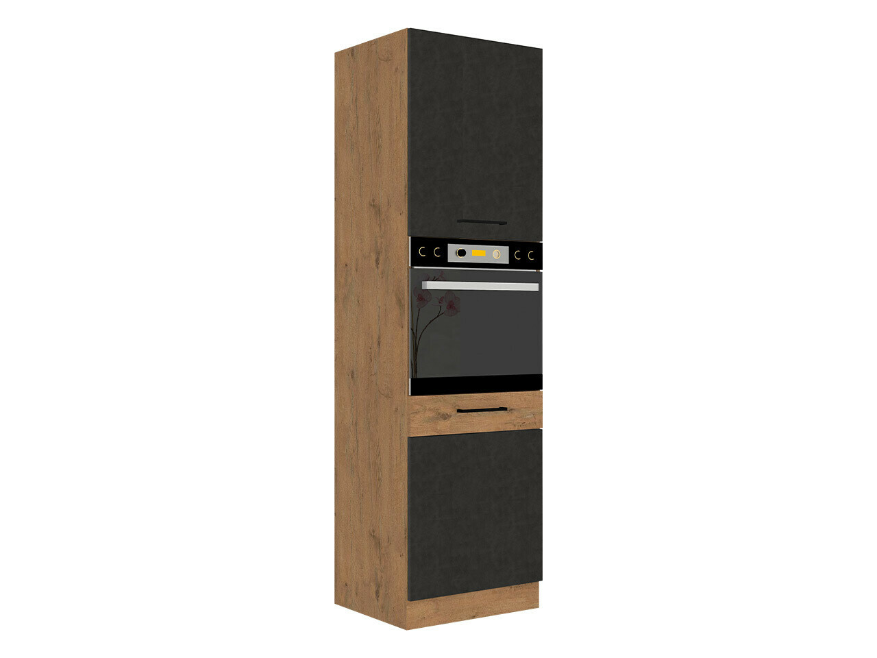 Modulskab til indbyggede apparater Wood Grey 113