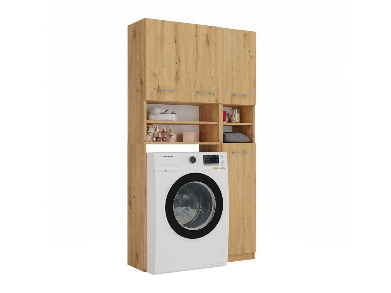 Reol til badeværelse Mandeville 128 (Artisan eg)