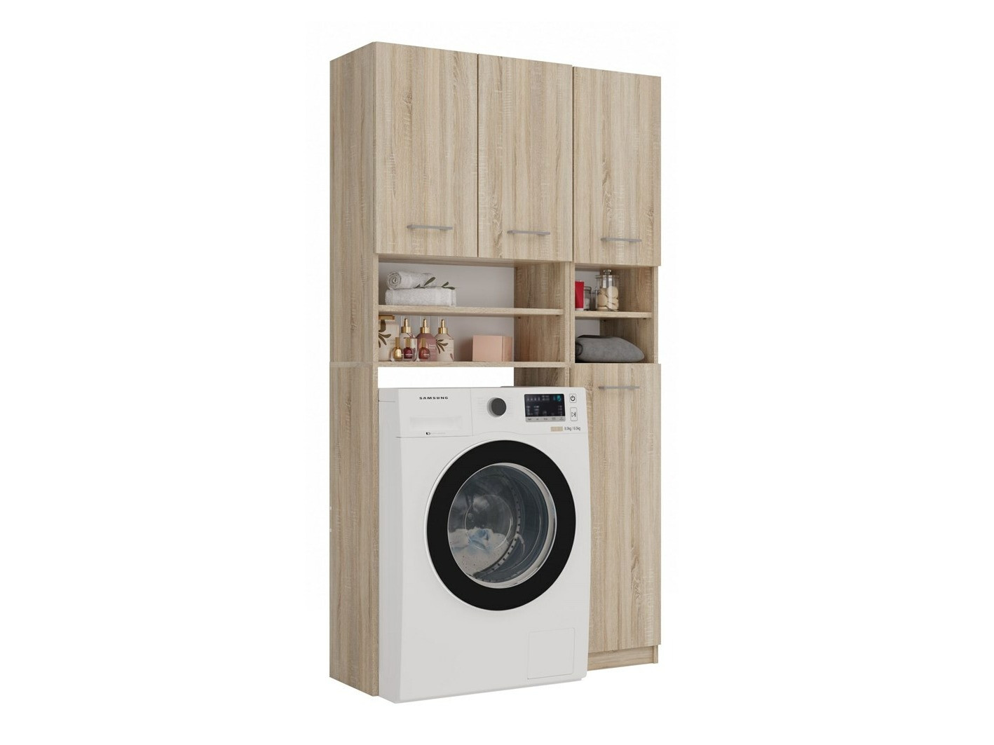 Reol til badeværelse Mandeville 128 (Sonoma eg)