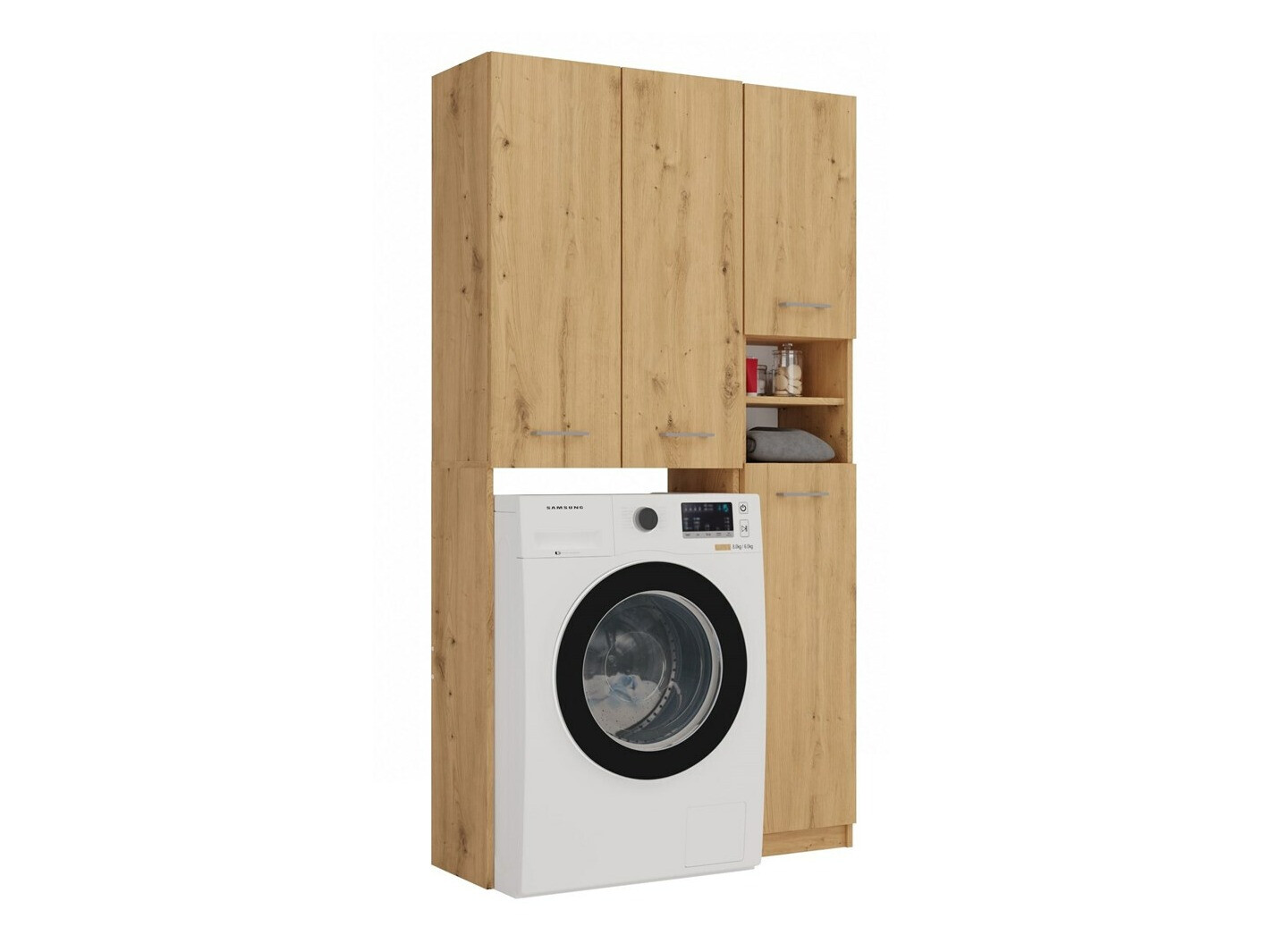 Reol til badeværelse Mandeville 130 (Artisan eg)