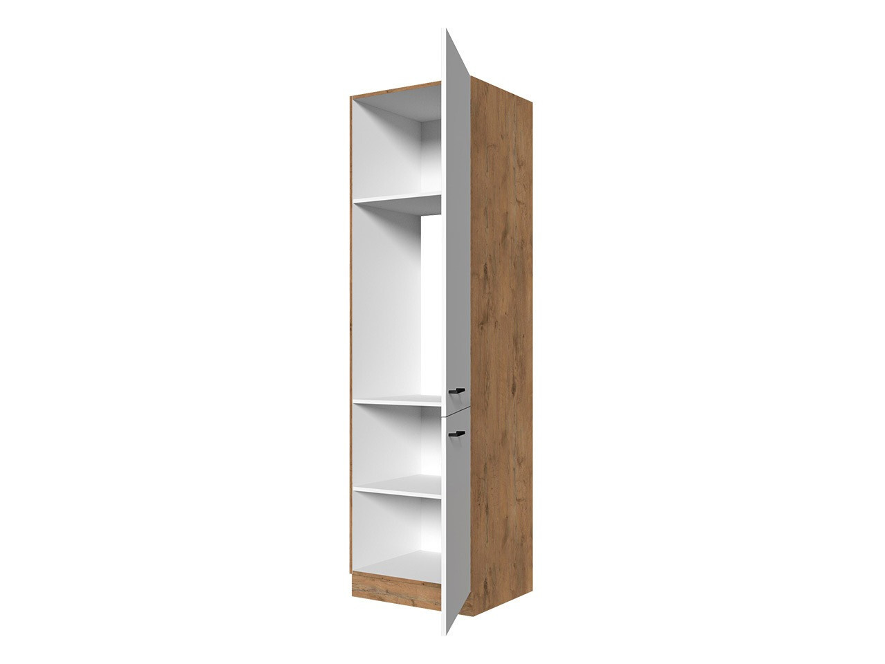 Modulskab med låger Wood White 135