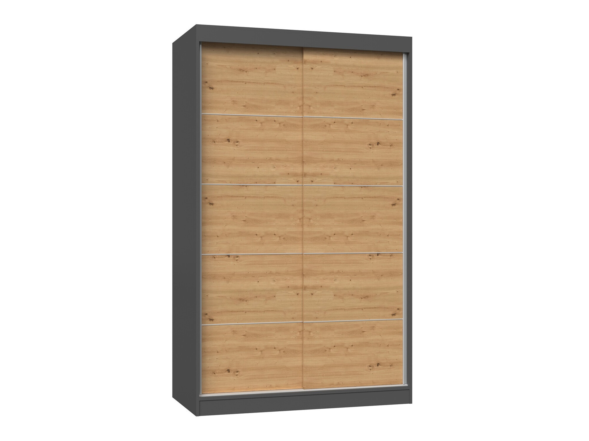 Garderobeskab Mandeville 164 (Antracit + Artisan eg)