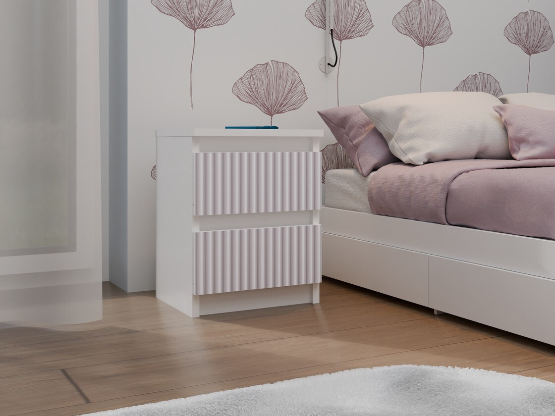 Sengebord Mortore 103 (Lyserød)