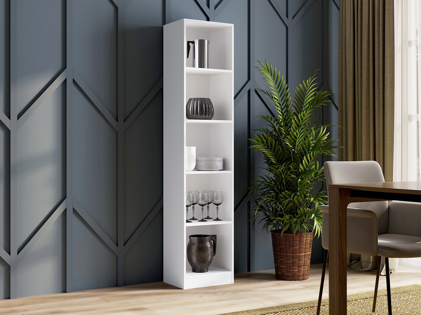 Reol Mandeville 183 (Hvid)