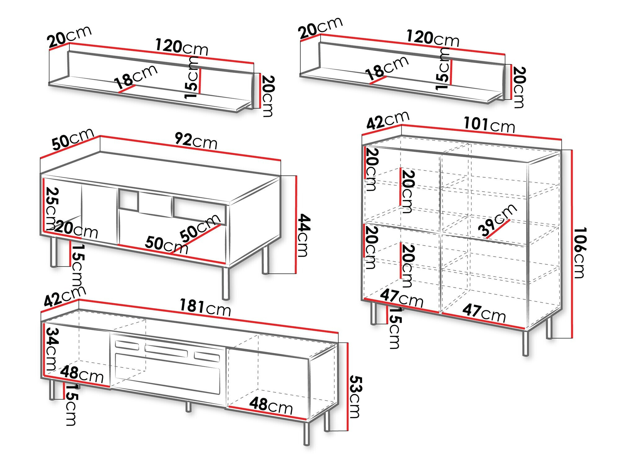 Stuemøbelsæt Livsevi 110
