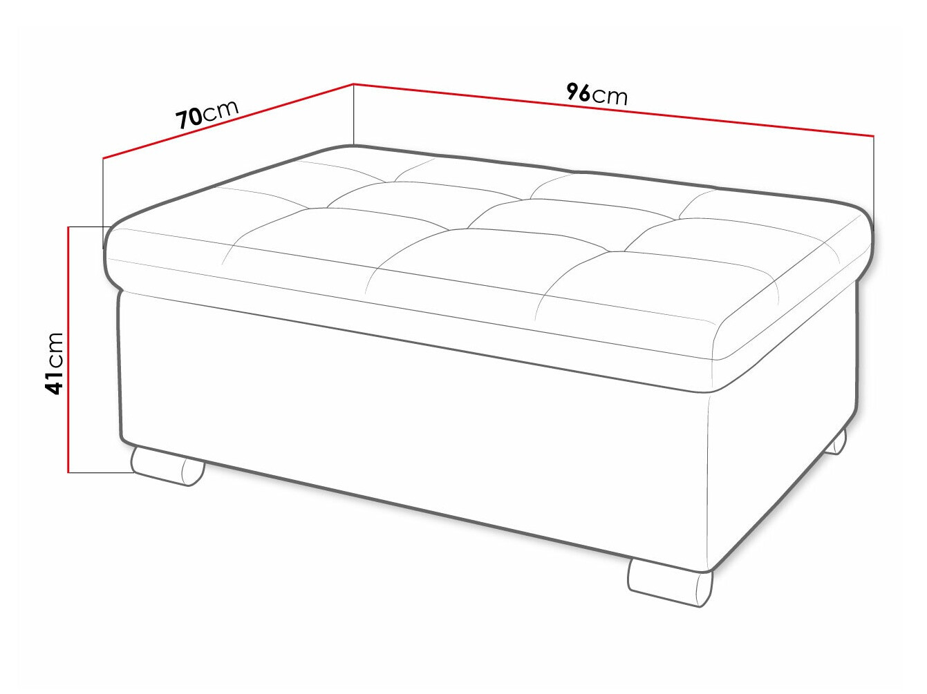 Polstret bænk Comfivo 118 (Soul 20)