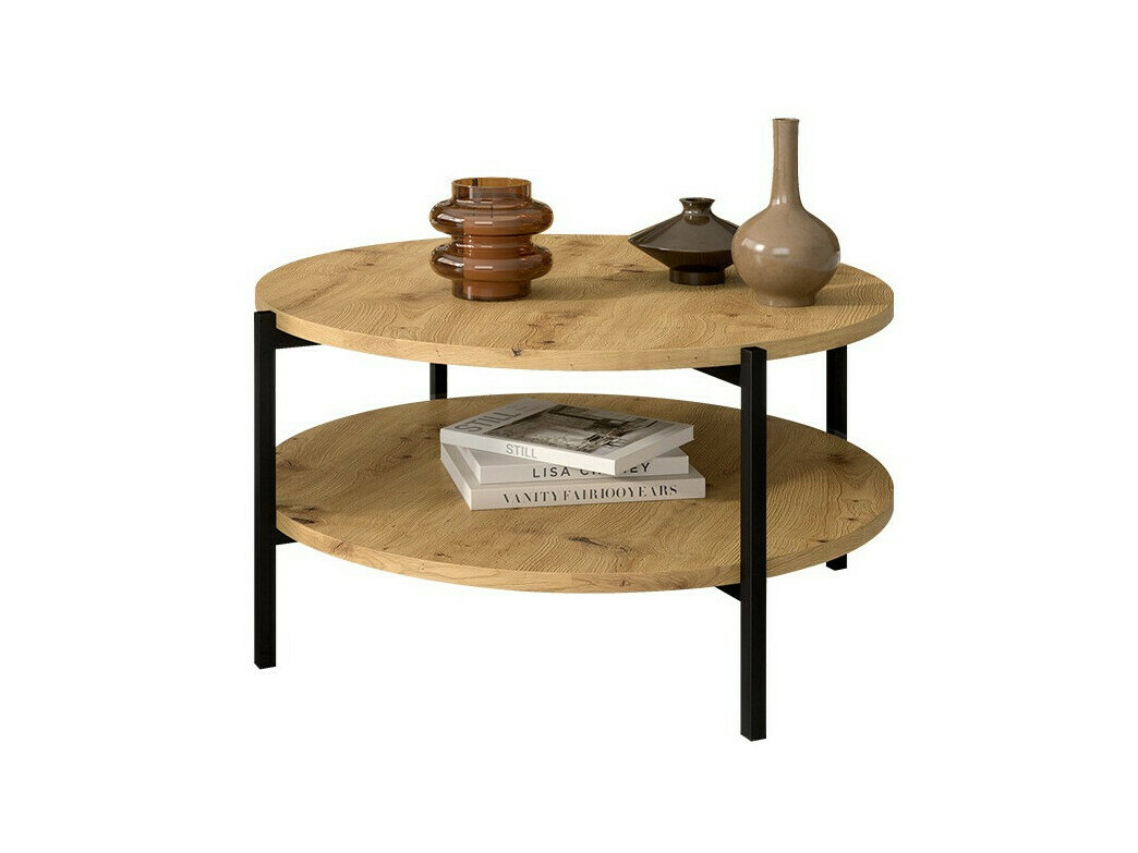 Sofabord Providence 181 (Artisan eg + Sort)