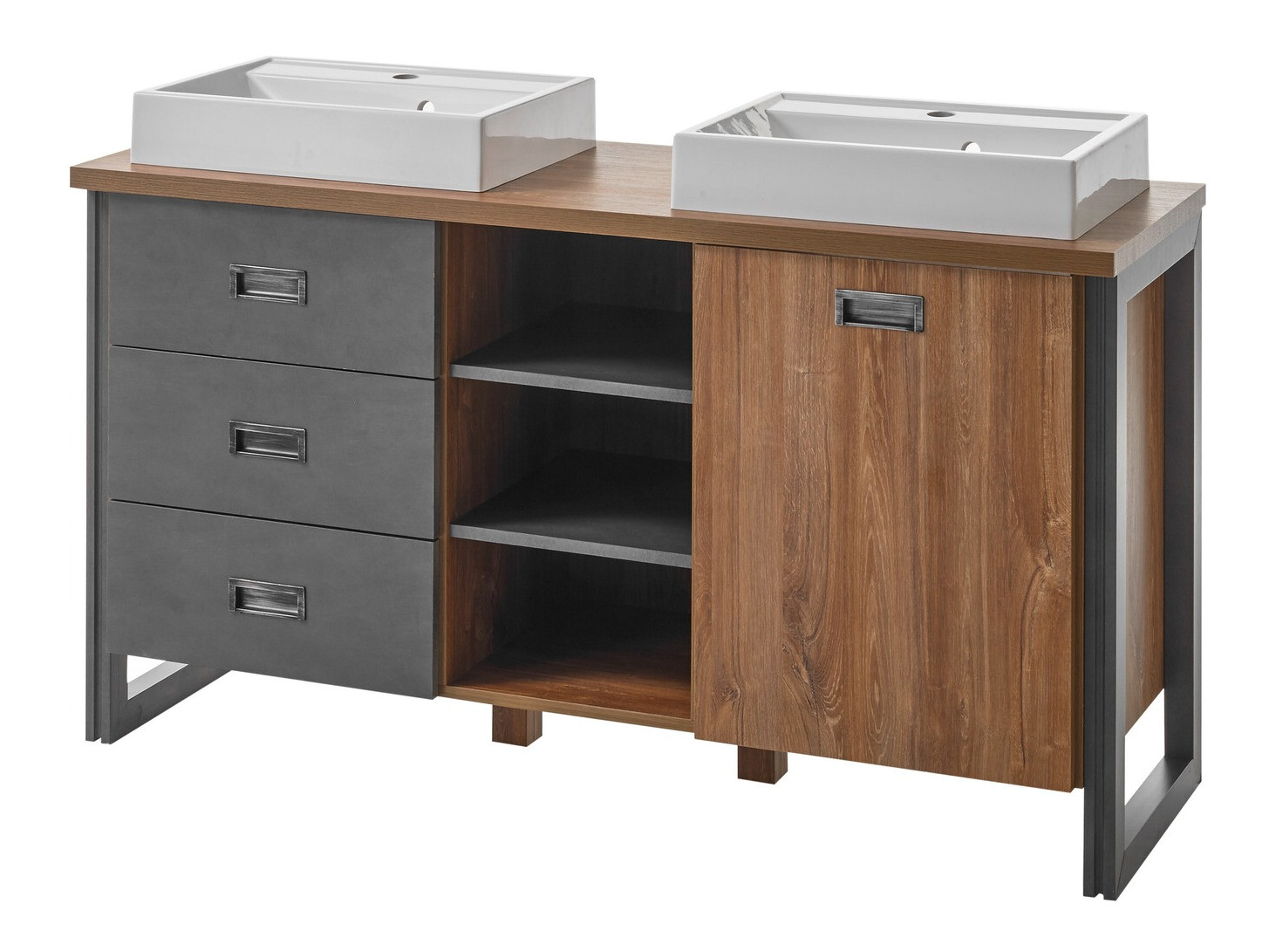 Stående badeværelseskab til håndvask Virmeli 141