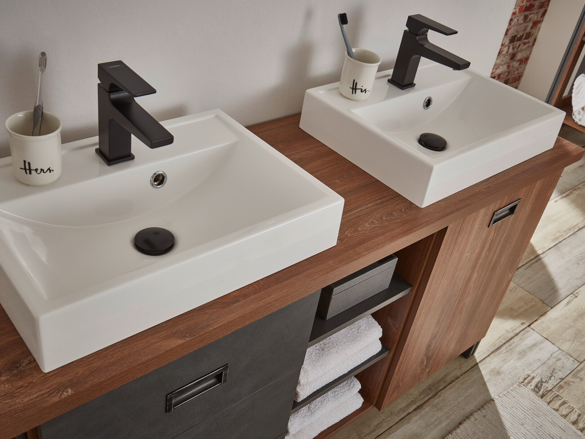 Stående badeværelseskab til håndvask Virmeli 141