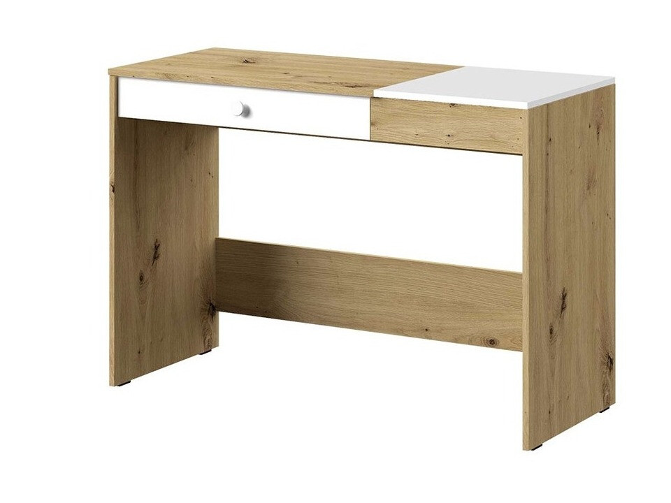 Skrivebord Almira 109 (Artisan eg + Hvid)