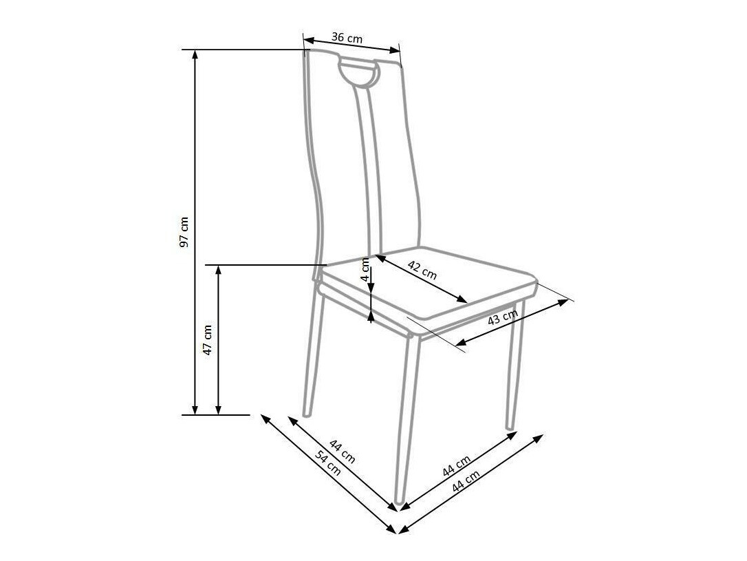 Stol Houston 252 (Cappuccino)