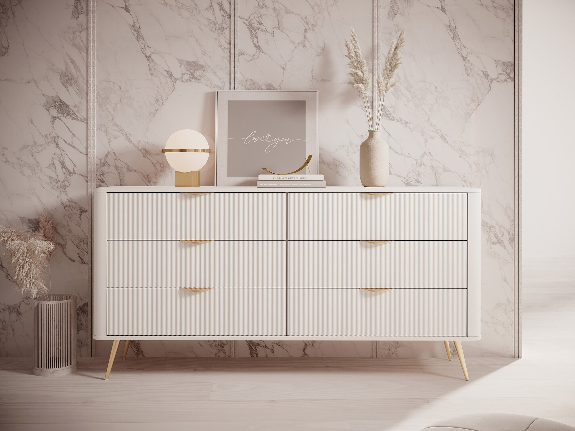 Kommode Versoe 102 (Beige)