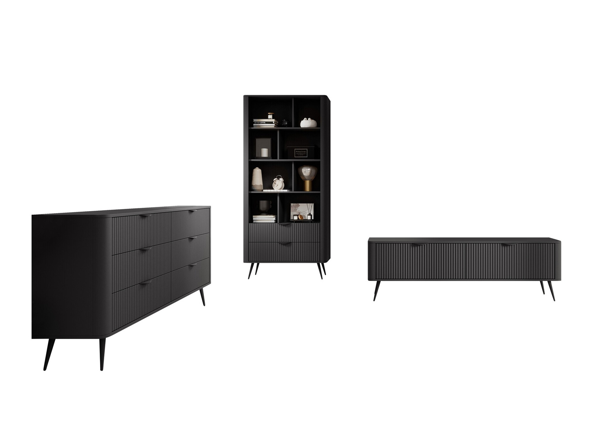 Stuemøbelsæt Ioca II (Grafit)