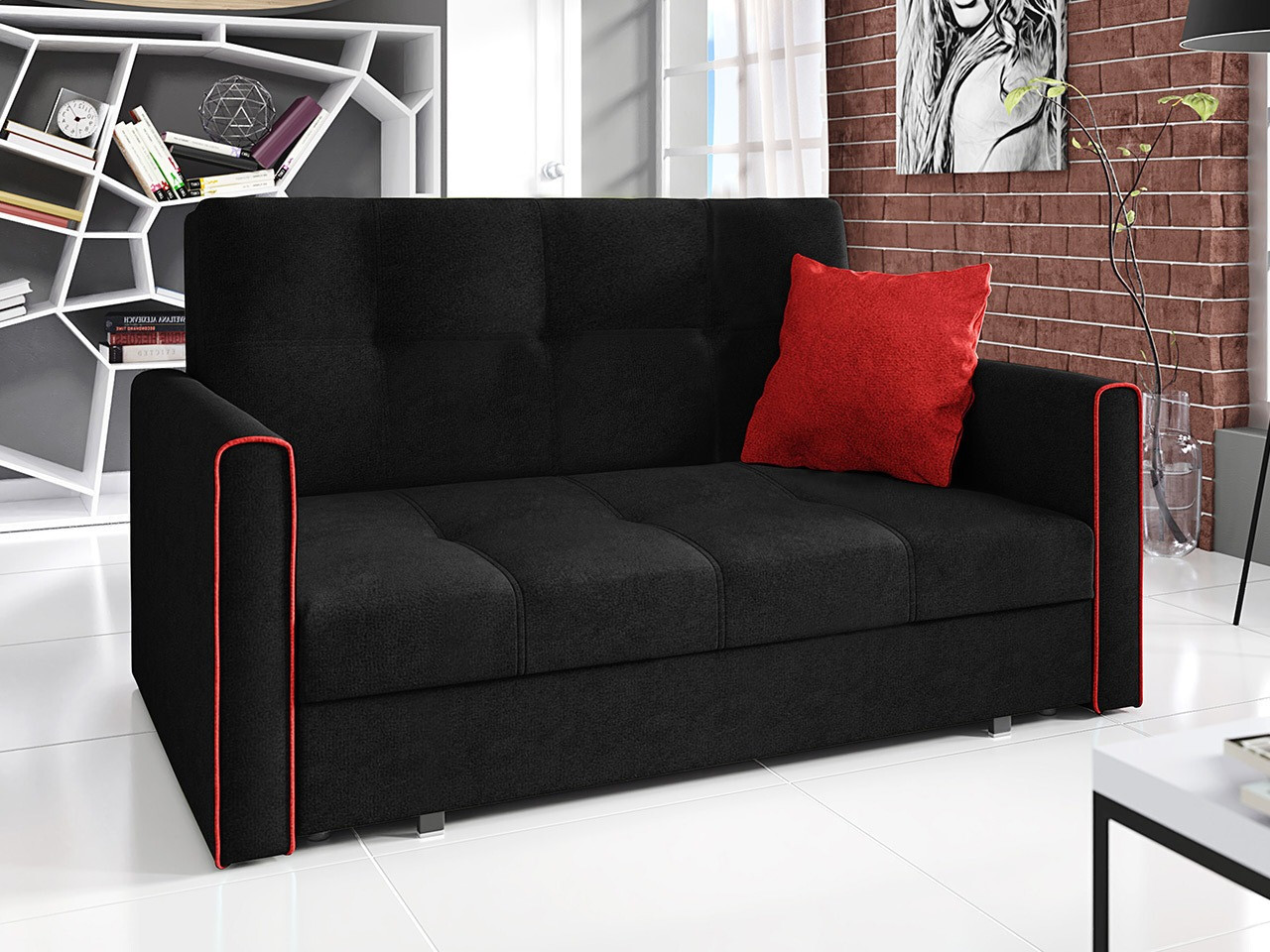 Sovesofa Columbus 106 (Alova 04 + Alova 46)