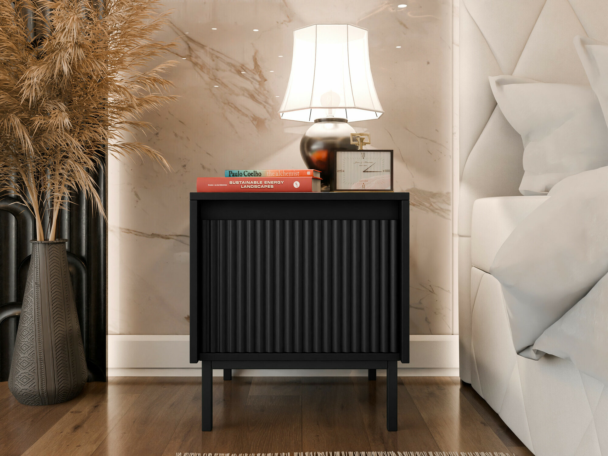 Sengebord Comfivo Delruva (Sort)