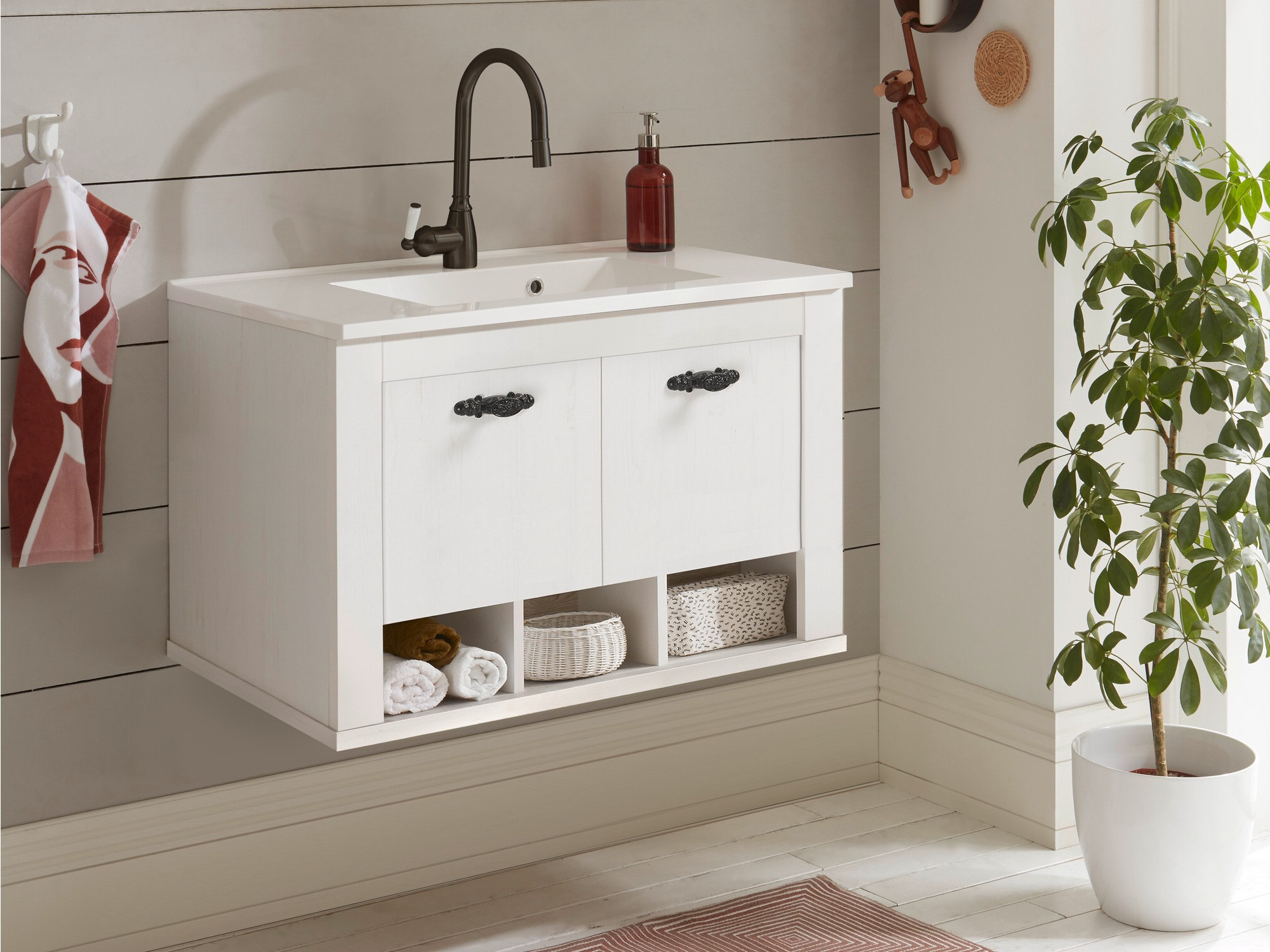 Vægbadeværelsesskab til håndvask Daltori 143