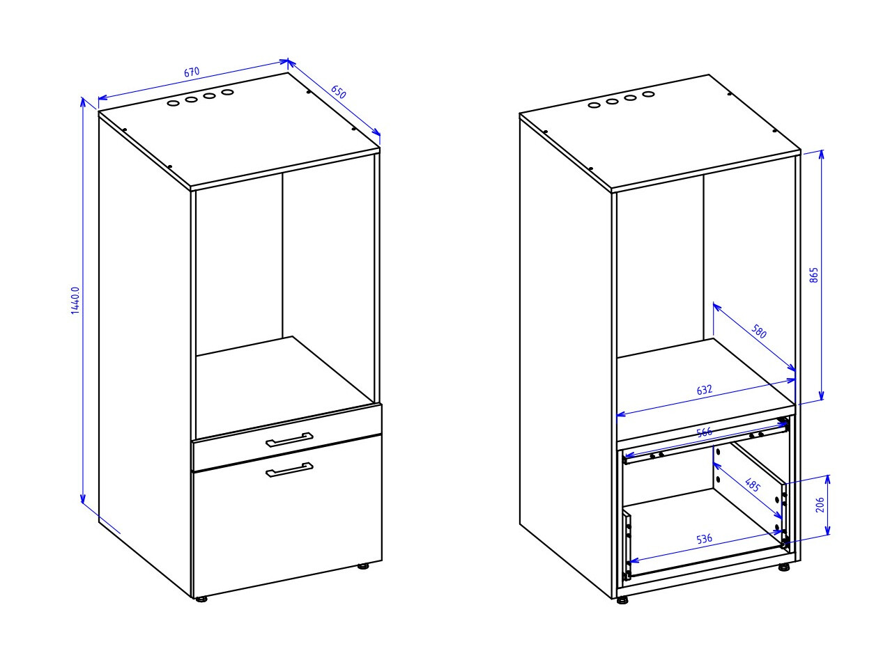 Reol til badeværelse Austin 377 (Hvid)
