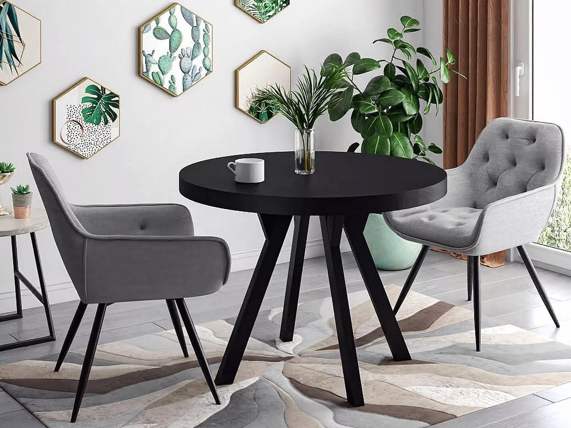 Bord Detroit 121 (Sort)