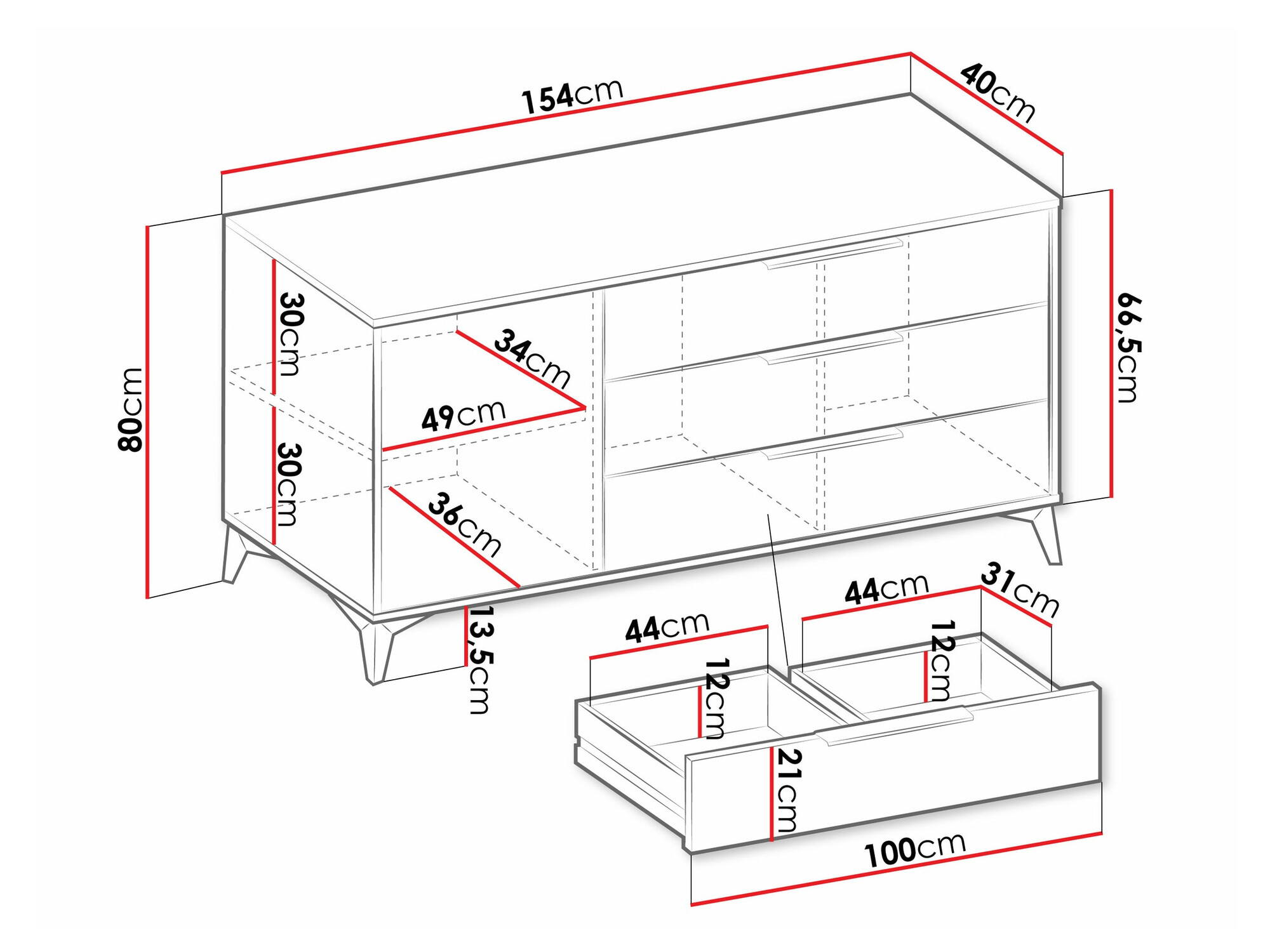 Kommode Comfivo Citrus