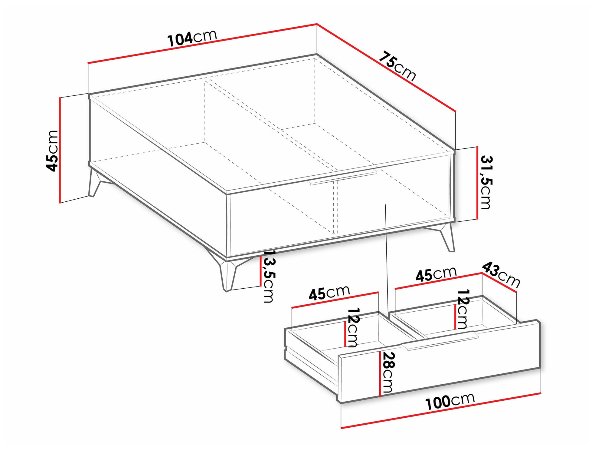Sofabord Comfivo Citrus