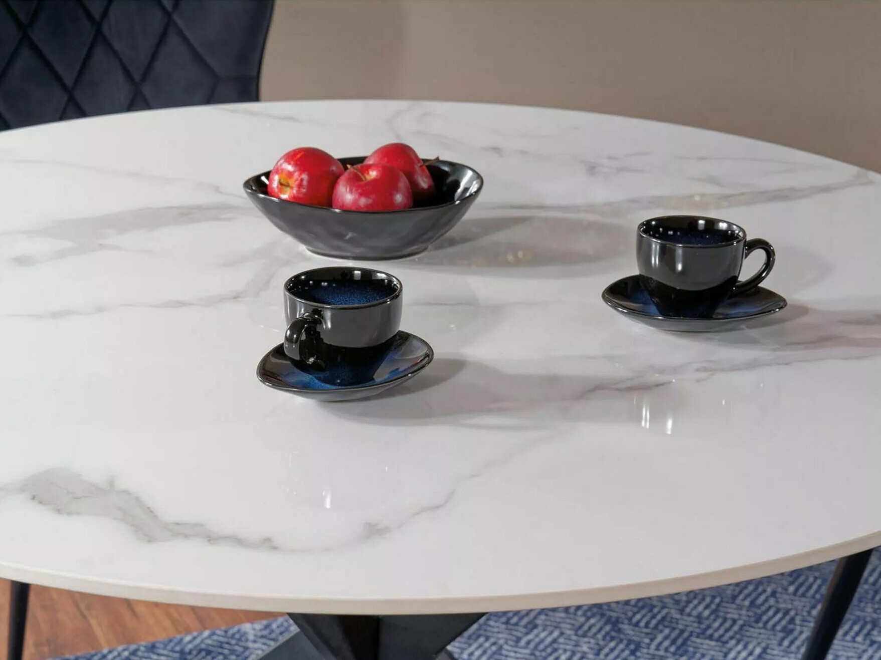 Bord Detroit 256 (Hvid marmor)