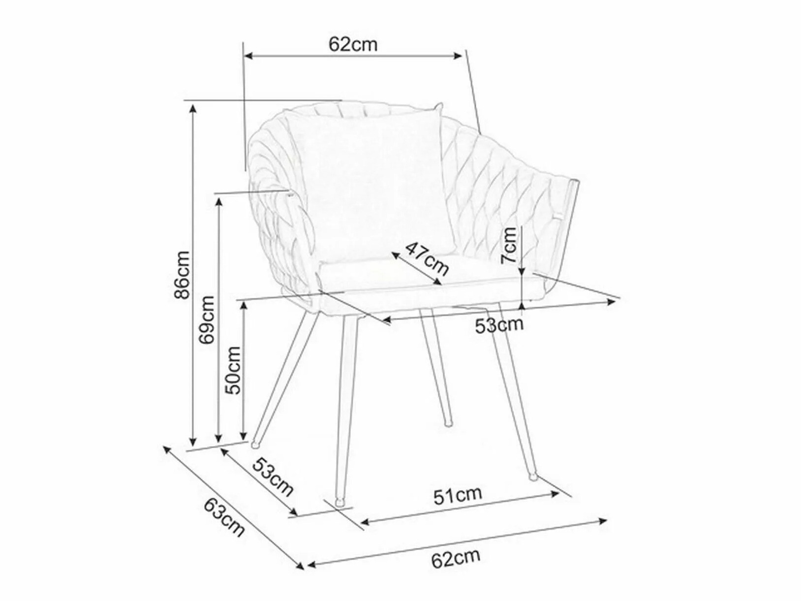 Stol Detroit 228 (Grå)