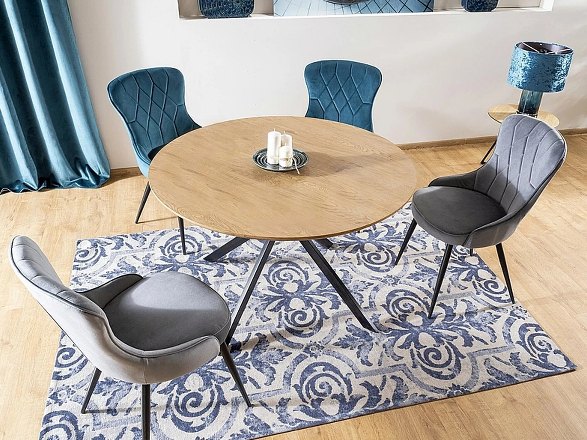 Bord Detroit 285 (Egetræ)