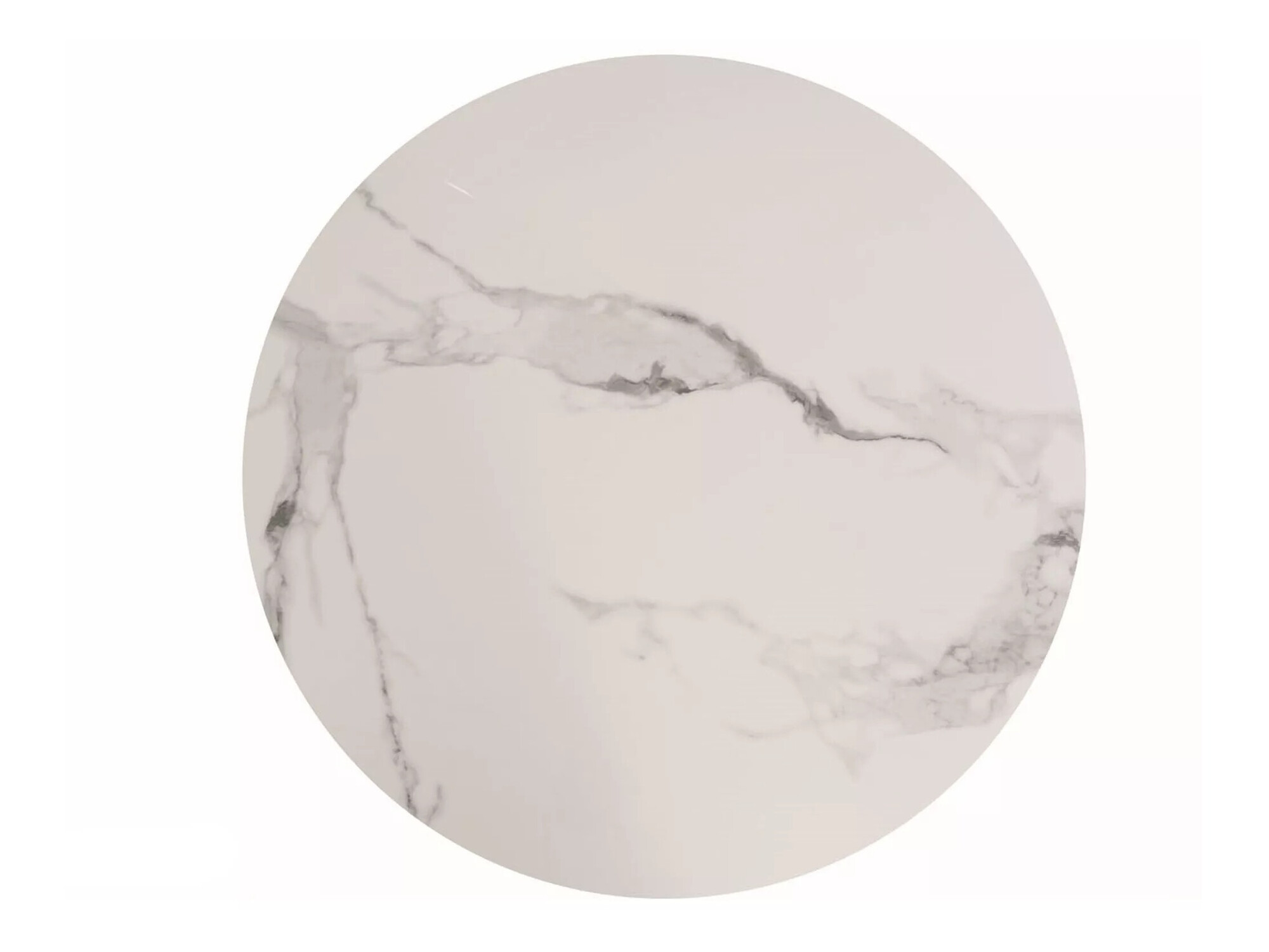 Bord Detroit 378 (Hvid marmor + Hvid)