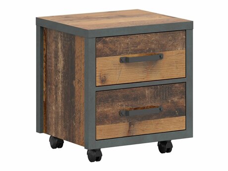 Sengebord Belsera 103 (Brun + Matera grå)