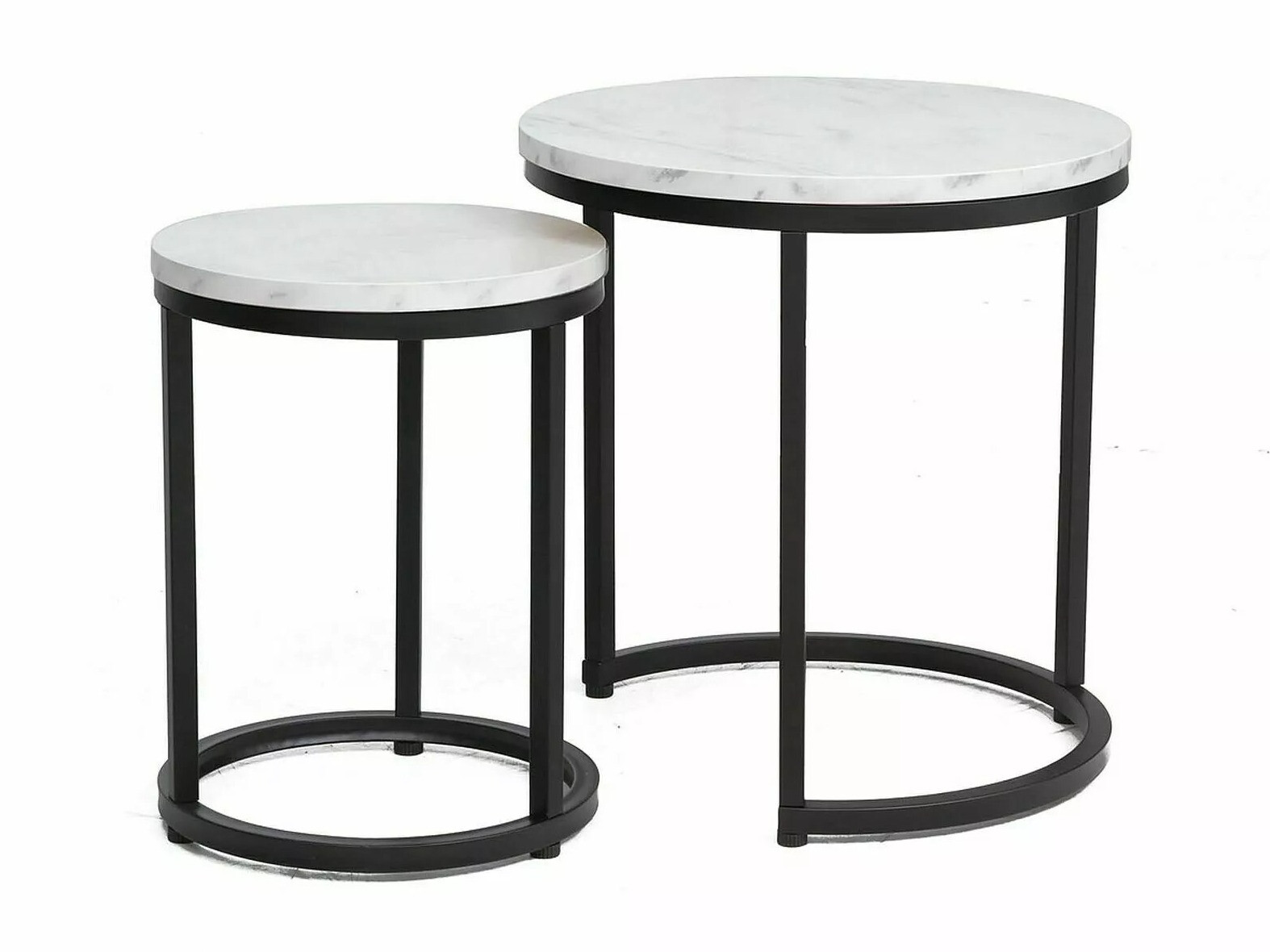 Sofabordssæt Detroit 398 (Hvid marmor)