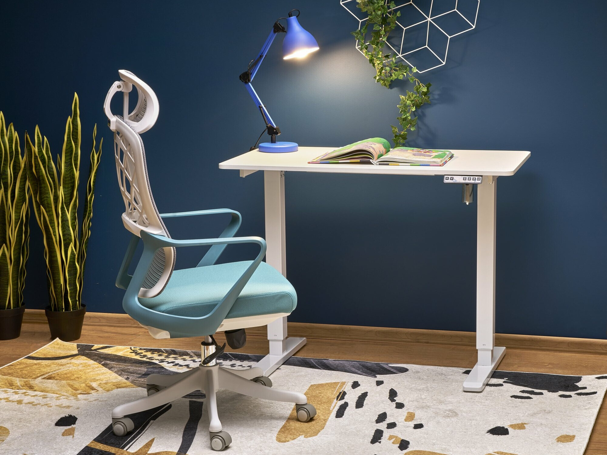 Hæve-sænkebord Houston 1704 (Hvid)