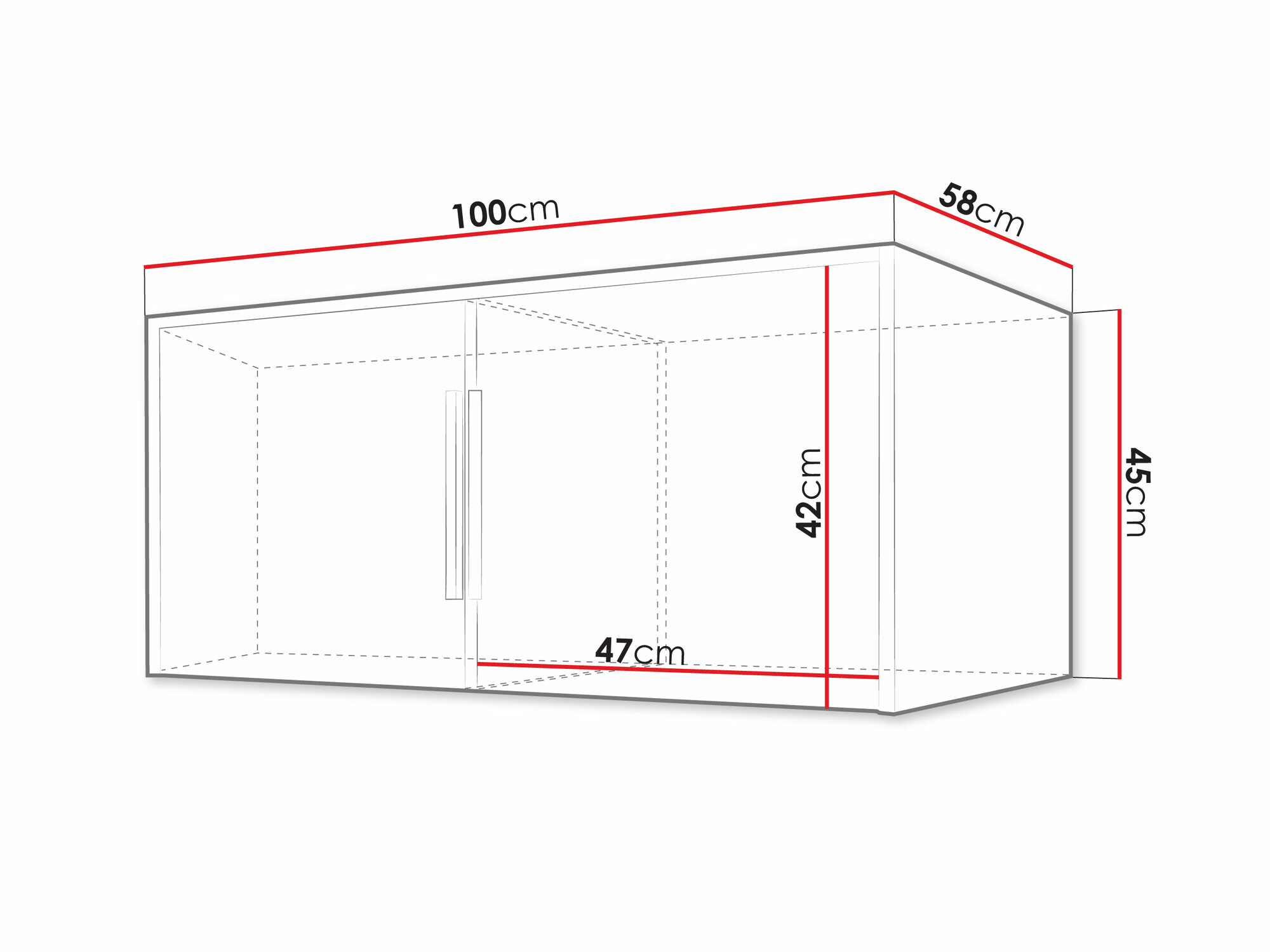 Garderobeskab Collis (Wotan eg + Sort)
