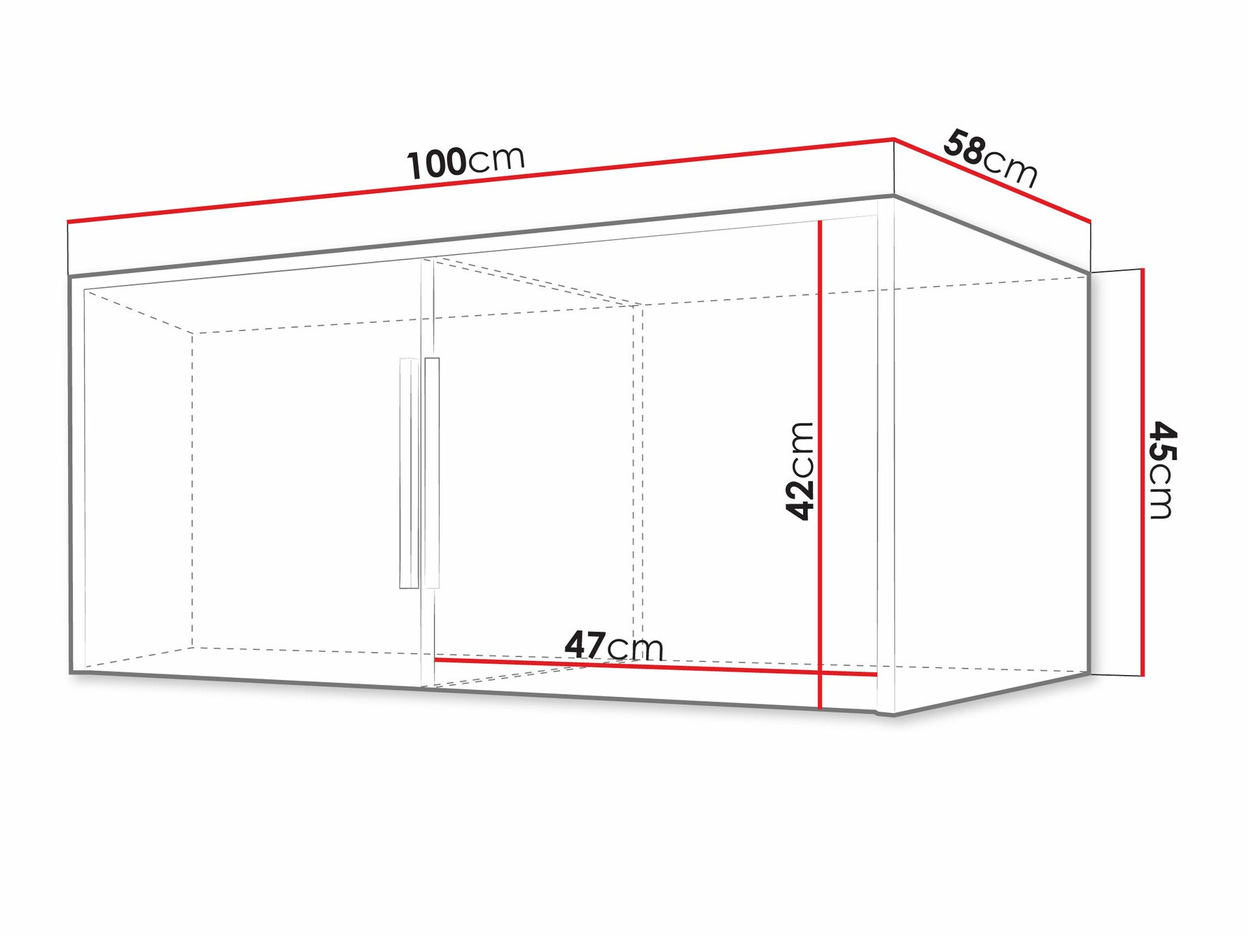 Skænk Collis (Hvid + Wotan eg)