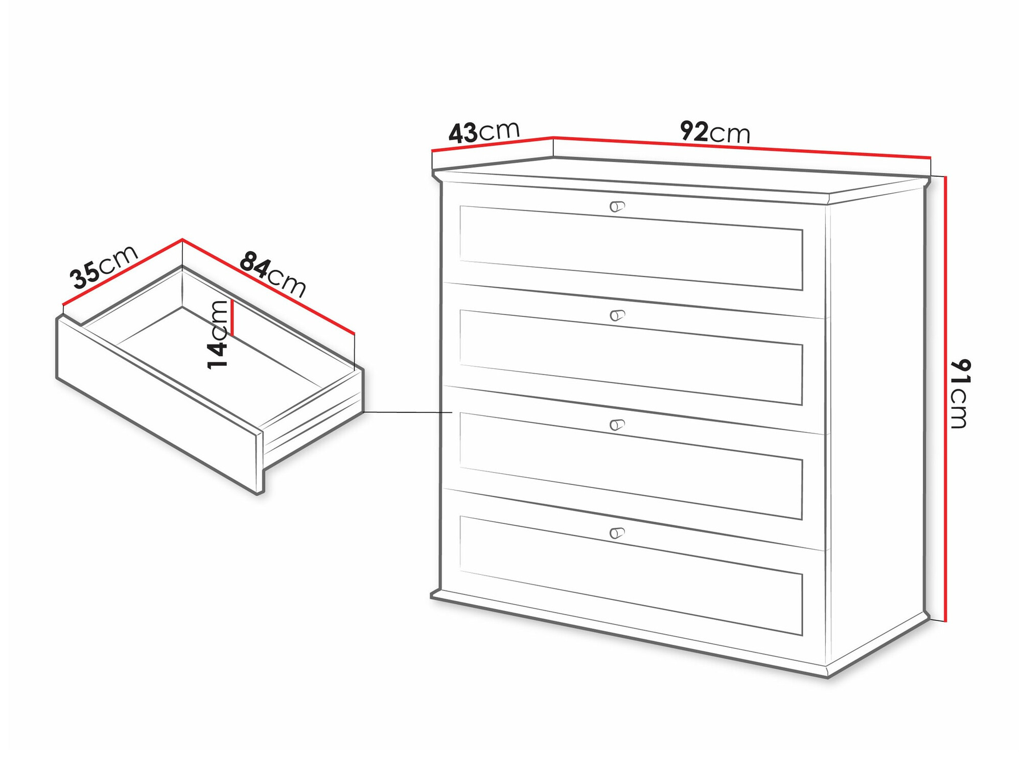 Kommode Comfivo Custos