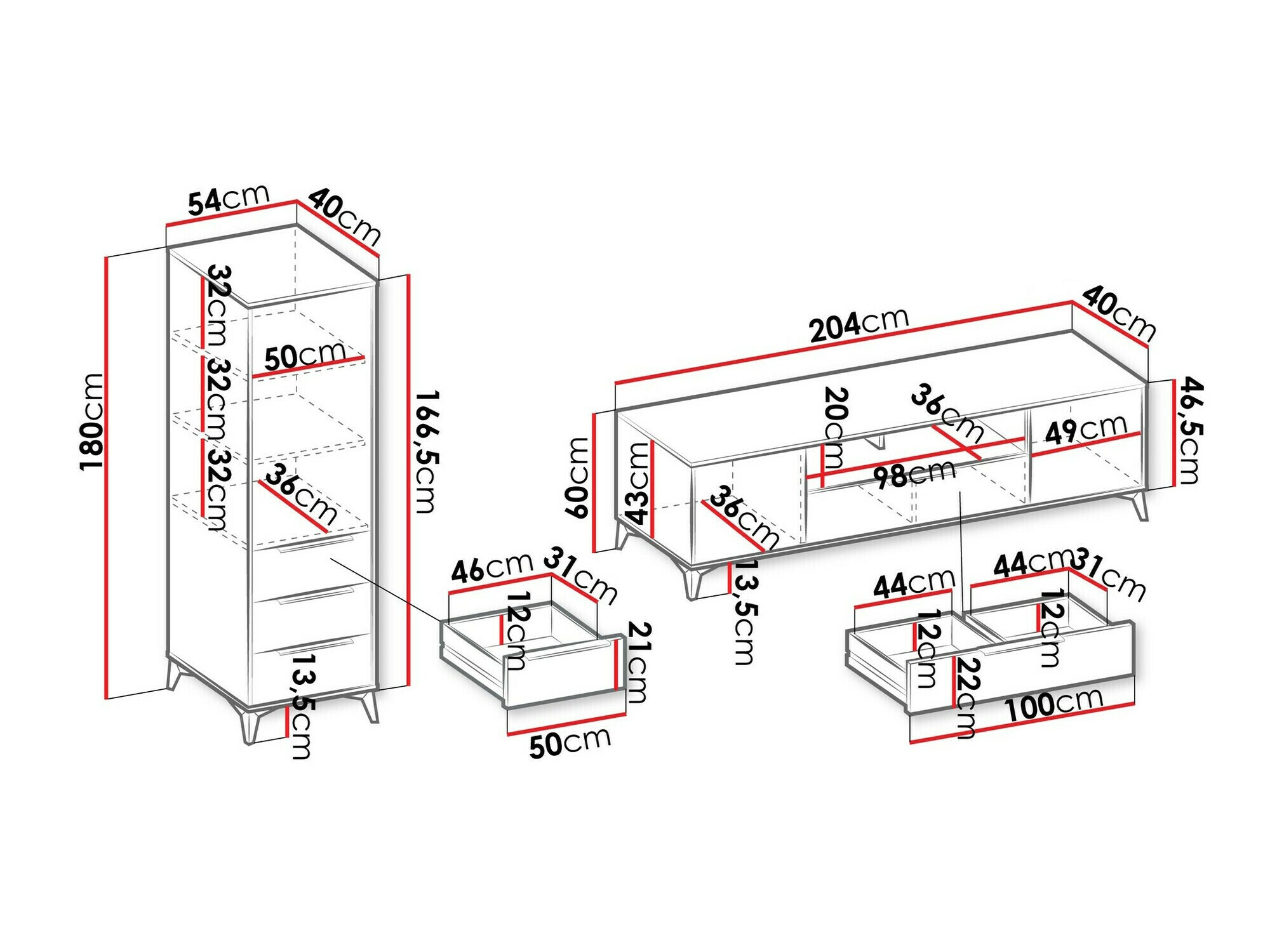 Stuemøbelsæt Comfivo Camlue 109