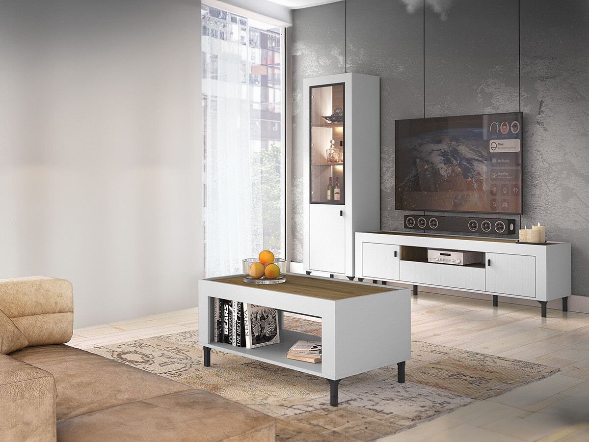 Stuemøbelsæt Mormavu 114 (Mat hvid)