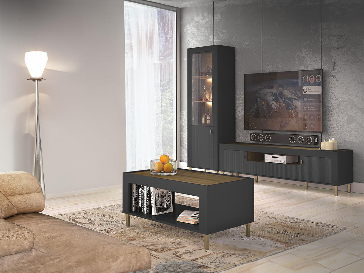 Stuemøblersæt Mormavu 114 (Mat sort)